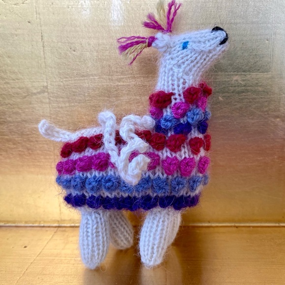 (2) Peru Llama Ornaments, hand knit - Picture 2 of 10